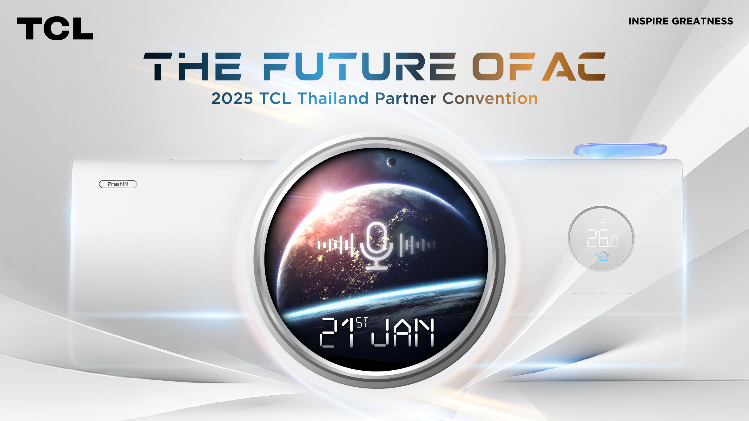 พูดปุ๊บ เย็นปั๊บ | TCL เปิดตัวเครื่องปรับอากาศ FreshIN 3.0 Series 